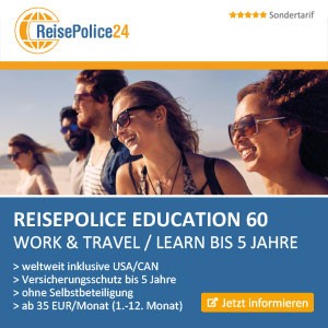 ReisePolice24 - Education60 Beste Work and Travel Kanada Versicherung