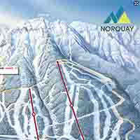 Kanada Mt. Norquay Skigebiet - Interaktive Karte