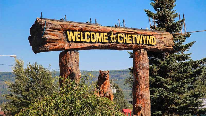 Kanada Blog - British Columbia und Welcome to Chetwynd