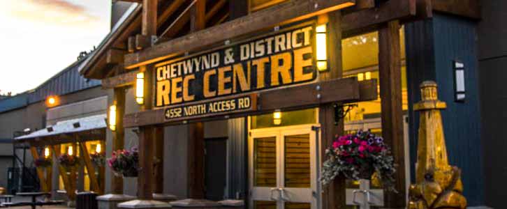 The Chetwynd and District Recreation Centre in Chetwynd