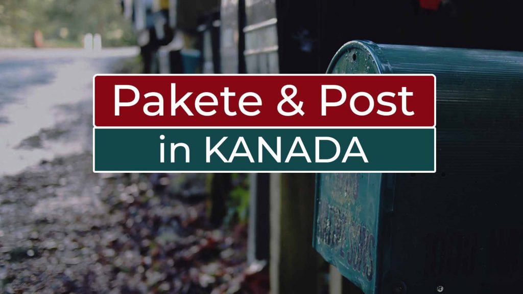 Pakete und Post in Kanada - Cover